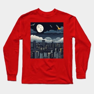 cityscape Long Sleeve T-Shirt